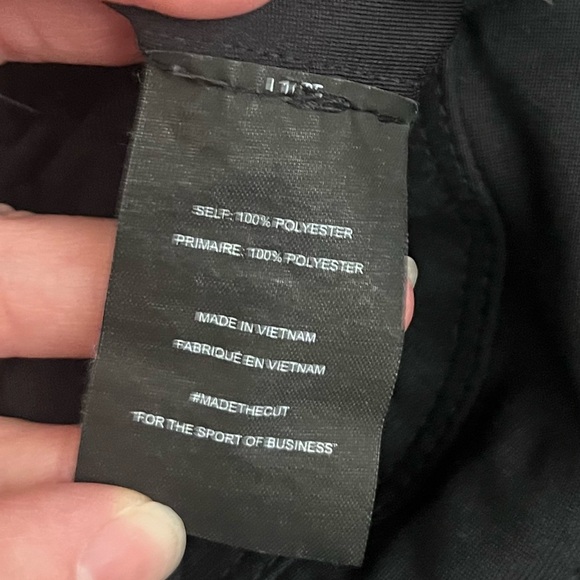 CUTS Black Slim Fit Jogger Pants Mens Modern Minimal Athleisure XL - Picture 7 of 9